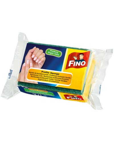 Кухненска гъба с канал Fino - Protects finger nails, 1 брой - 1
