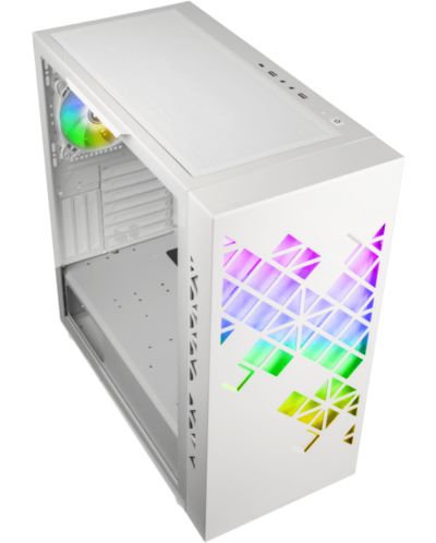 Кутия BitFenix - Tracery ARGB, mid tower, бяла/прозрачна - 4