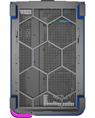 Кутия MONTECH - KING 95 Pro, mid tower, синя/прозрачна - 8