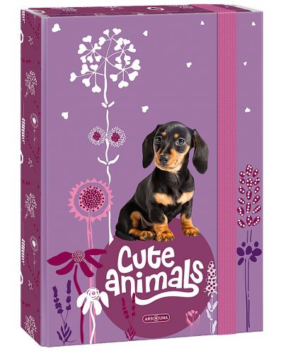 Кутия с ластик Ars Una Cute Animals - A4, Puppy - 1