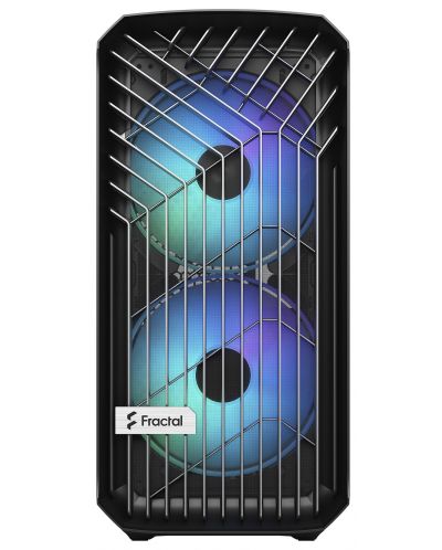 Кутия Fractal Design - Torrent Compact RGB, mid tower, черна/прозрачна - 1