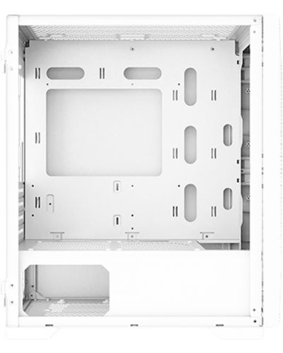 Кутия Xigmatek - Gemini II Arctic, middle towet, бяла/прозрачна - 3