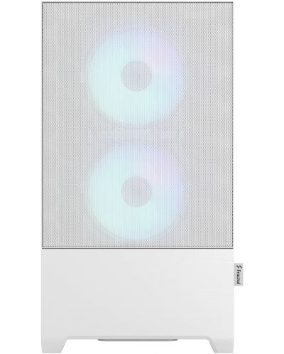 Кутия Fractal Design - Pop Mini Air RGB, mid tower, бяла/прозрачна - 2