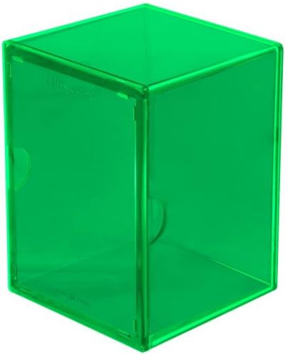 Кутия за карти Ultra Pro - Eclipse 2-Piece Deck Box, Lime Green (100+ бр.) - 1