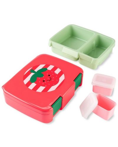 Кутия за храна Skip Hop Spark Style - Bento, Strawberry - 3