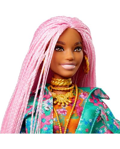 Кукла Mattel Barbie Extra - С розови плитки и аксесоари - 3