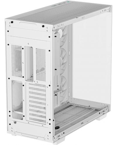 Кутия DeepCool - CH780 WH Dual-Chamber, full tower, бяла/прозрачна - 7