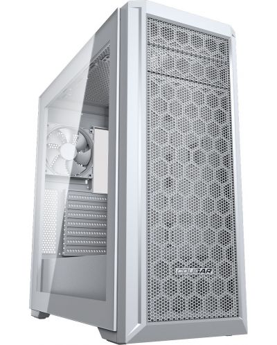 Кутия COUGAR - MX330-G Pro, mid tower, бяла/прозрачна - 1