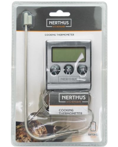 Кухненски цифров термометър Nerthus - С таймер и сонда - 3