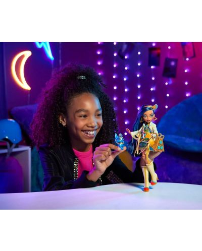 Кукла Monster High - Клео, с домашен любимец и аксесоари - 7