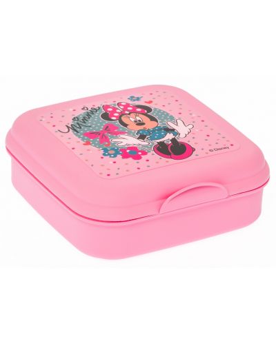 Кутия за сандвичи Disney - Мини Маус, пластмасова - 1