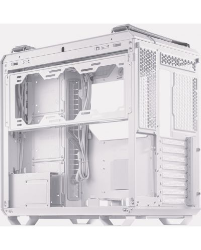 Кутия ASUS - TUF Gaming GT502, mid tower, бяла/прозрачна - 5