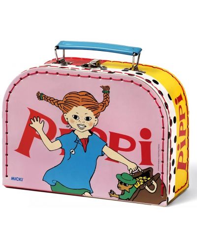 Куфарът на Пипи Pippi - Розов, 20 cm - 1