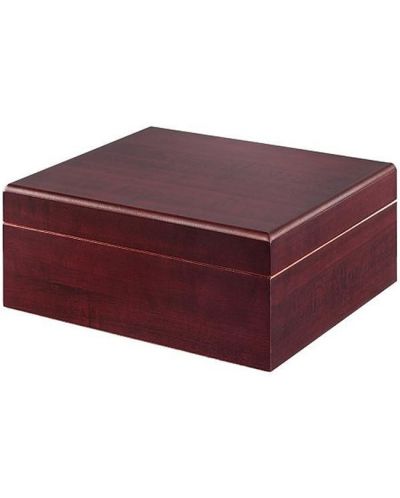Кутия за пури (хумидор) Angelo - черешово дърво, кафява - 1