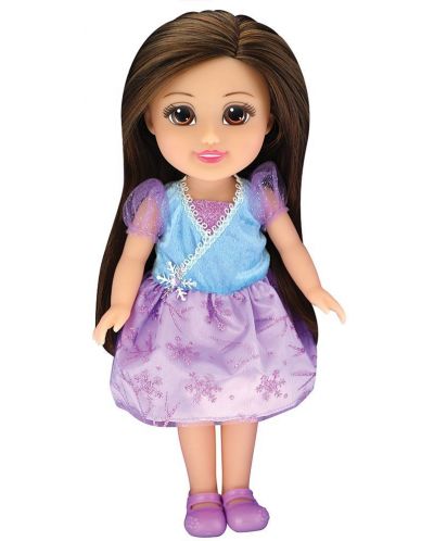 Кукла Funville Sparkle Girlz - Зимна принцеса, 33 cm, с кестенява коса - 1