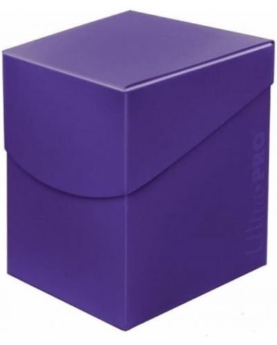 Кутия за карти Ultra Pro - Eclipse PRO Deck Box, Royal Purple (110 бр.) - 1
