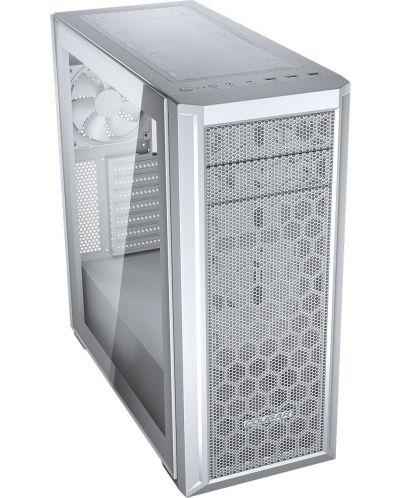 Кутия COUGAR - MX330-G Pro, mid tower, бяла/прозрачна - 2