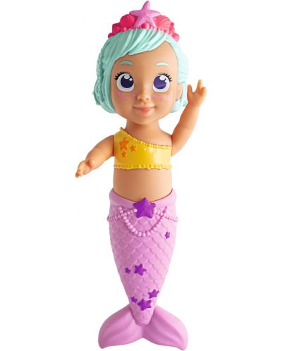 Кукла Simba Toys - Новородено бебе русалка със сменяща цвета си тиара - 1