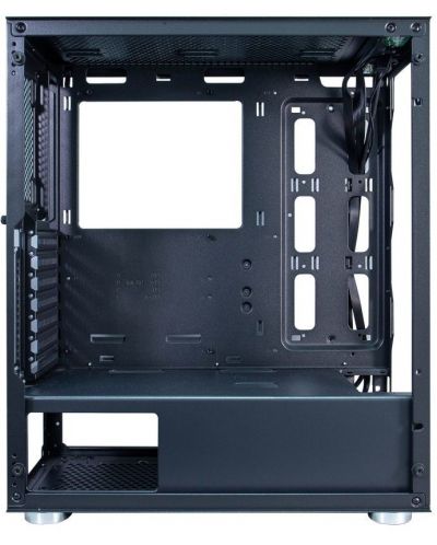 Кутия 1stPlayer - Firebase XP-E RGB, mid tower, черна/прозрачна - 4