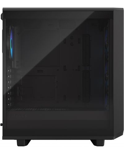 Кутия Fractal Design - Meshify 2 Compact RGB, mid tower, черна/прозрачна - 4