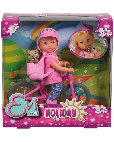 Кукла Simba Toys Evi Love - Еви, с колело - 2