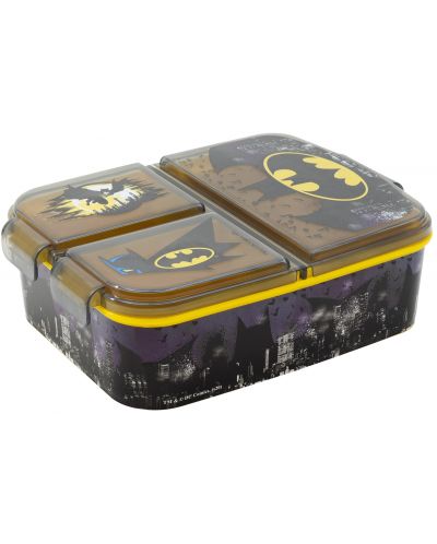 Кутия за храна Batman - с 3 отделения - 1
