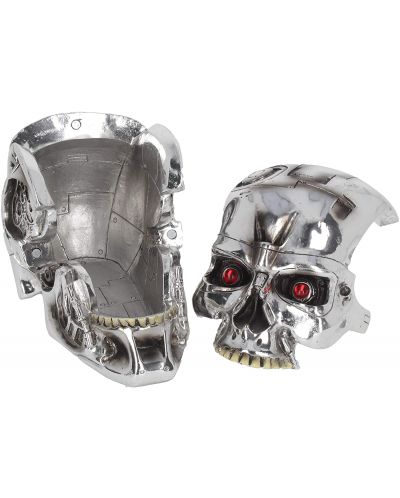 Кутия за съхранение Nemesis Now Movies: Terminator - T-800 Skull, 18 cm - 2