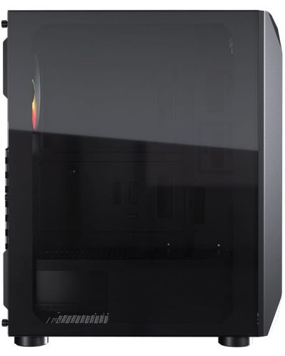 Кутия COUGAR - MX410 Mesh-G RGB, mid tower, черна/прозрачна - 7