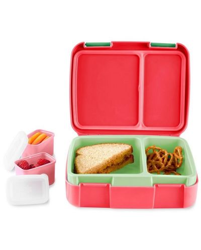 Кутия за храна Skip Hop Spark Style - Bento, Strawberry - 4