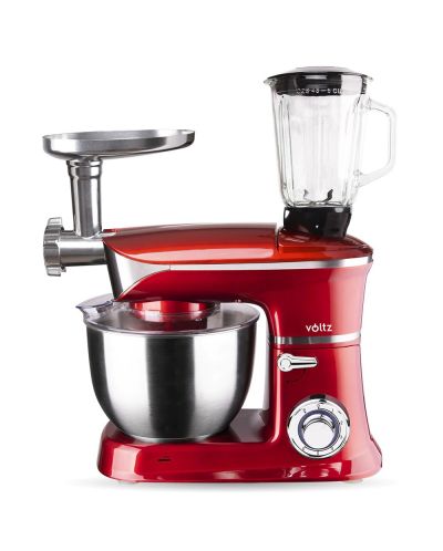 Кухненски робот Voltz - V51115BS, 1900W, 6 степени, 6.5 l, червен - 1