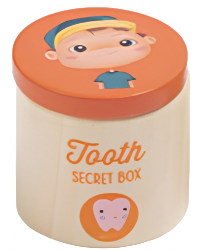 Кутия за зъбки Eurekakids  - Оранжева - 1