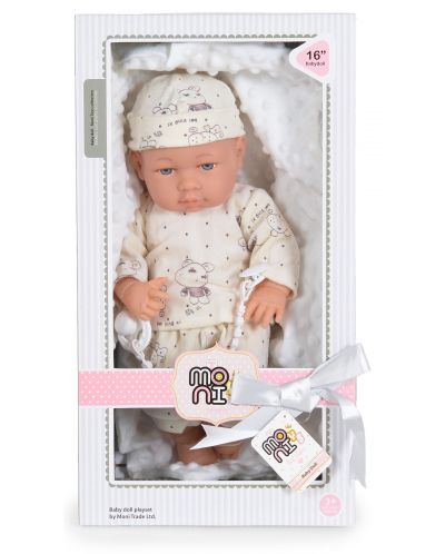 Кукла - бебе Moni Toys - с дрешки и одеялце, 41 cm - 1