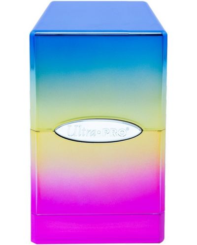 Кутия за карти Ultra Pro Satin Tower - Hi-Gloss Rainbow (100+ бр.) - 2