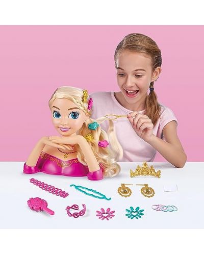 Кукла Funville Sparkle Girlz - Модел за прически и маникюр, Принцеса с корона, Deluxe - 4