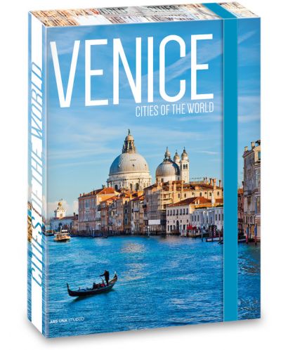 Кутия с ластик Ars Una Cities А4 - Venice - 1