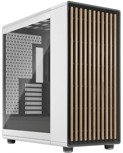 Кутия Fractal Design - North XL, mid tower, бяла/прозрачна - 1