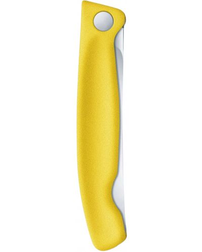 Кухненски сгъваем нож Victorinox - Swiss Classic, 11 сm, жълт - 7