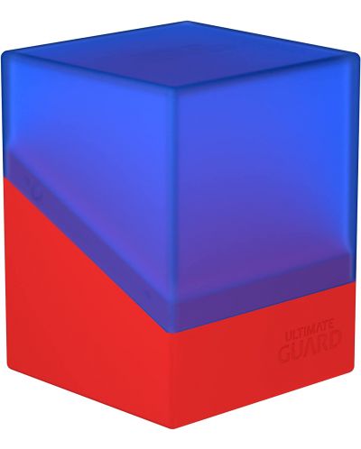 Кутия за карти Ultimate Guard Boulder Deck Case Synergy - Синя/Червена (100+ бр.) - 1