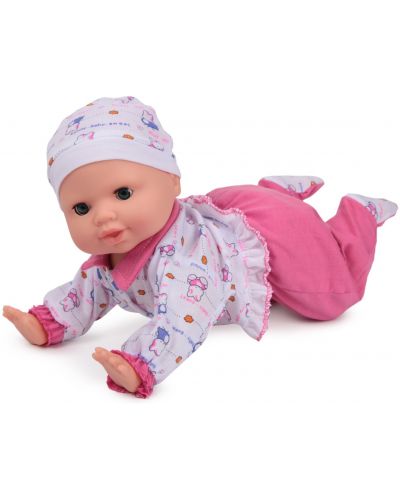 Кукла Raya Toys - Пълзящо бебе, 40 cm - 1