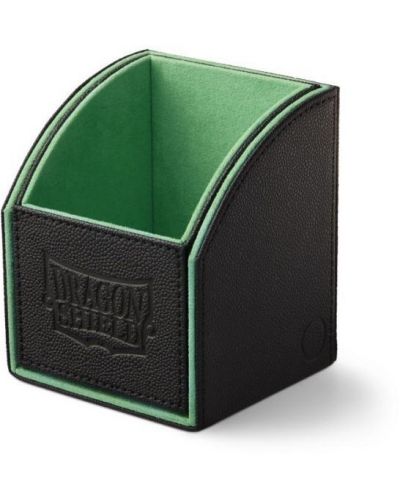Кутия за карти Dragon Shield - Nest Box Black/Green (100 бр.) - 1