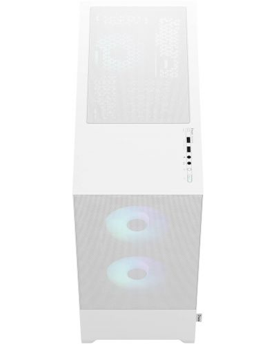 Кутия Fractal Design - Pop Air RGB, mid tower, бяла/прозрачна - 6
