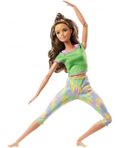Кукла Mattel Barbie Made to Move с кестенява коса - 1