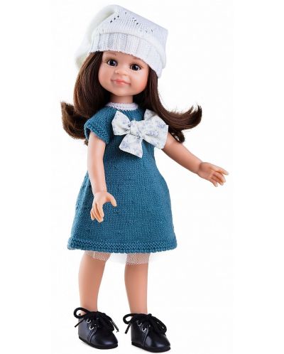 Кукла Paola Reina - Клео, със зимна рокля и шапка - 1