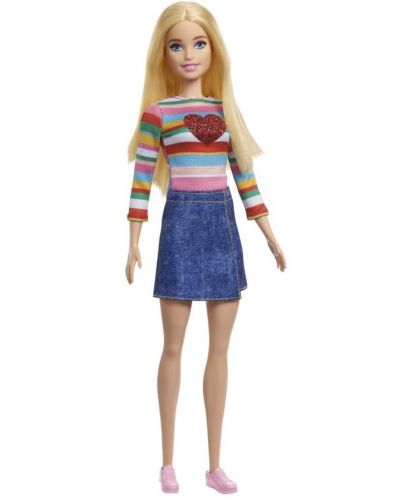 Кукла Barbie - С блуза на сърчице - 2