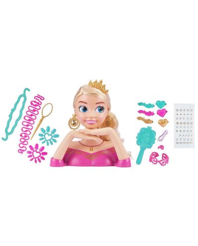 Кукла Funville Sparkle Girlz - Модел за прически и маникюр, Принцеса с корона, Deluxe - 2