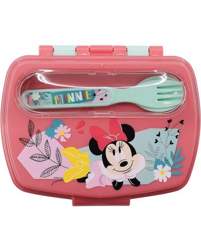 Кутия за храна Stor Minnie Mouse - С прибори - 2