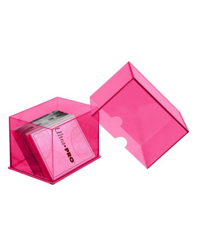 Кутия за карти Ultra Pro - Eclipse 2-Piece Deck Box, Hot Pink (100+ бр.) - 2