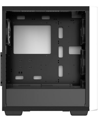 Кутия DeepCool - CC560 WH, mid tower, черна/прозрачна - 4