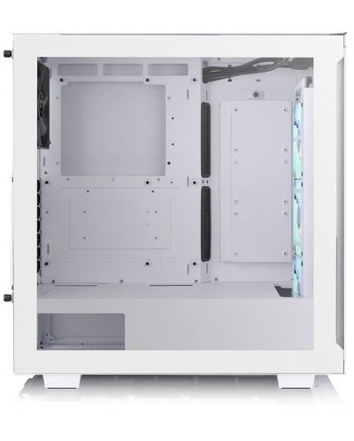 Кутия Thermaltake - V350 ARGB Air Snow, mid tower, бяла/прозрачна - 4
