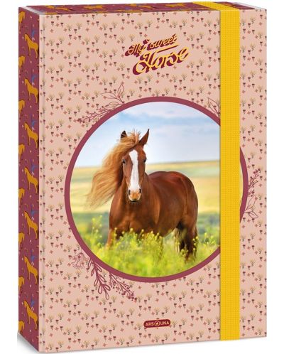 Кутия с ластик Ars Una My Sweet Horse - A4 - 1